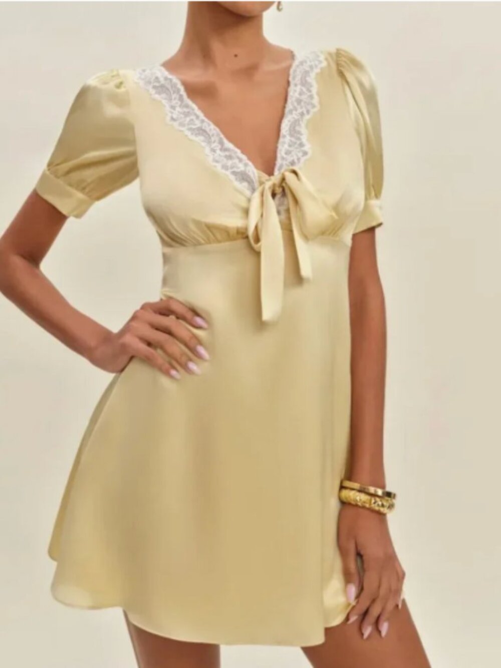 Reformation Silk Romi Dress
